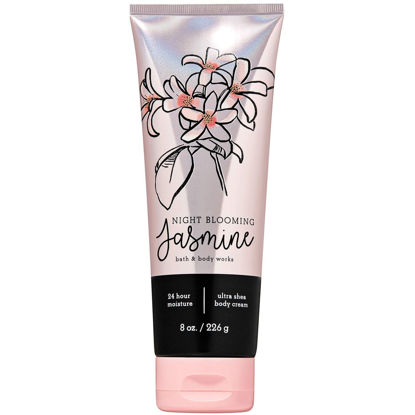 Picture of Bath and Body Works NIGHT BLOOMING JASMINE Ultra Shea Body Cream 8 Ounce, 2020 Limited Edition