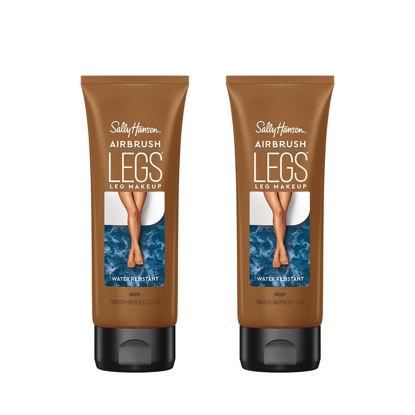 Picture of Sally Hansen Airbrush Legs, Leg Makeup Lotion, Deep 4 Oz, Pack of 2