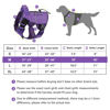 Picture of WINGOIN Purple Harness with Handle Tactical Dog Harness Vest for Large Medium Dogs No Pull Adjustable Reflective K9 Military Dog Vest Harnesses for Walking, Hiking, Training(M)