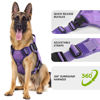 Picture of WINGOIN Purple Harness with Handle Tactical Dog Harness Vest for Large Medium Dogs No Pull Adjustable Reflective K9 Military Dog Vest Harnesses for Walking, Hiking, Training(M)