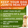 Picture of Glucosamine Treats for Dogs - Joint Supplement w/Omega-3 Fish Oil - Chondroitin, MSM - Advanced Mobility Chews - Joint Pain Relief - Hip & Joint Care - Chicken Flavor - 120 Ct - Made in USA