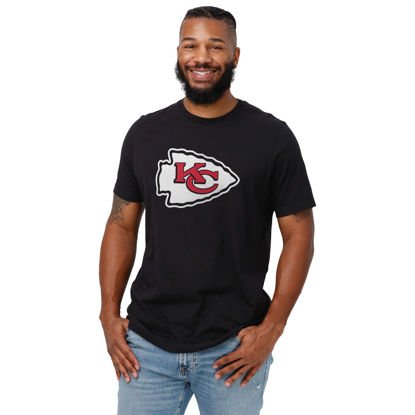 Picture of FOCO Kansas City Chiefs Primary Logo Black T-Shirt - XX-Large