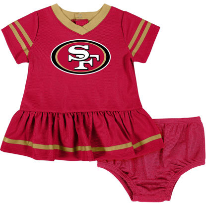 Picture of NFL baby girls Team Jersey and Diaper Cover Dress, Team Color, 18 Months US