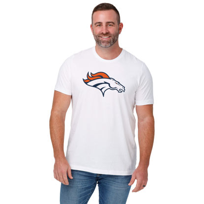 Picture of FOCO Denver Broncos Primary Logo White T-Shirt - Large