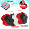 Picture of Kids Protective Gear Set Wemfg Knee Pads for Kids 3-8 Years Toddler Knee and Elbow Pads with Wrist Guards 3 in 1 for Skating Cycling Bike Rollerblading Scooter（Red）