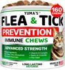 Picture of Flea Treatment for Cats - Flea and Tick Prevention for Cats - 160 Treats - Natural Cat Flea and Tick Treatment Pills - Soft Oral Cat Flea Treatment for Kittens - All Breeds & Ages - Made in USA