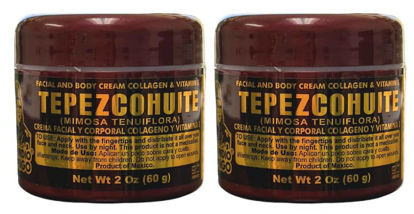 Picture of Del Indio Papago Facial Night Cream with Tepezcohuite (60gr) Small (2-PACK)- Hydratesthe Skin - Crema Tepezcohuite Original, Tepezcohuite Cream from Mexico, Crema de Tepezcohuite para la Cara