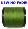 Picture of Reaction Tackle Braided Fishing Line NO Fade Low Vis Green 30LB 500yd