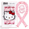 Picture of Hello Kitty x Kitsch Satin Jumbo Overnight Heatless Curling Set - Hair Rollers and Curling Rod Headband for No-Heat Soft Curls - Pink Kitty Faces