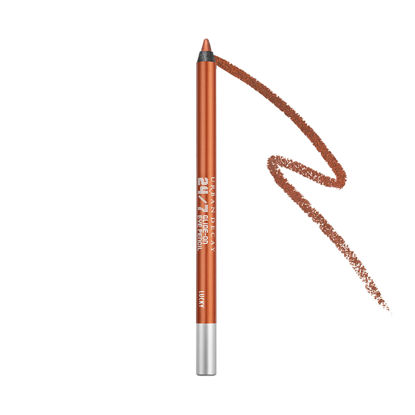 Picture of URBAN DECAY 24/7 Glide-On Waterproof Eyeliner Pencil (Lucky - Dark Copper Metallic), Smudge-Proof, Transfer-proof, Long-lasting Colored Eye Liners, Hydrating Vitamin E, Cruelty-free - 0.04 oz