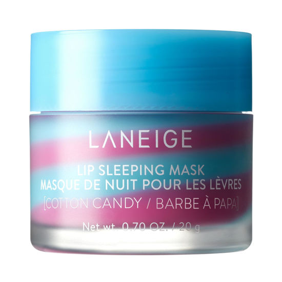 Picture of LANEIGE Lip Sleeping Mask Cotton Candy: Nourish, Hydrate, Vitamin C, Murumuru & Shea Butter, Antioxidants, Flaky, Dry Lips