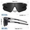 Picture of DUCO Kids Sunglasses Youth Baseball Sun Glasses Lightweight TR90 Frame UV400 Sports Cycling Shades for Boys Girls DK268