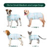 Picture of Kuoser Recovery Suit for Dogs Cats After Surgery, Professional Pet Recovery Shirt Dog Abdominal Wounds Bandages, Substitute E-Collar & Cone,Prevent Licking Dog Onesies Pet Surgery Recovery Suit