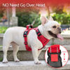 Picture of PoyPet No Pull Dog Harness, No Choke Reflective Dog Vest, Adjustable Pet Harnesses with Easy Control Padded Handle for Small Medium Large Dogs(Red Matching Trim,XS)