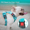 Picture of PoyPet No Pull Dog Harness, No Choke Reflective Dog Vest, Adjustable Pet Harnesses with Easy Control Padded Handle for Small Medium Large Dogs(Mint Blue Matching Trim,M)