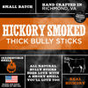 Picture of Best Bully Sticks Premium Hickory Smoked 100% Natural Thick 6 Inch Bully Sticks for Dogs - Odor Free with Smoky Aroma - No Additives Free-Range Grass-Fed Beef, Grain-Free Dog Chews - 5 Pack