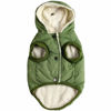 Picture of vecomfy Fleece Lining Extra Warm Dog Hoodie in Winter for Large Dogs Jacket Pet Coats with Hooded Green XL