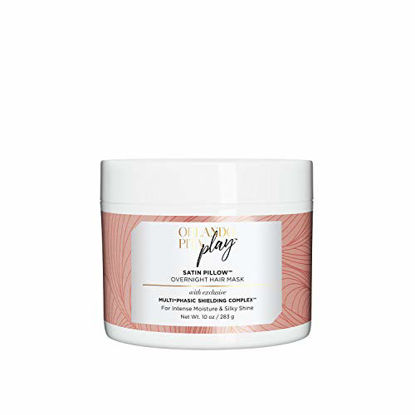 Picture of Orlando Pita Play Satin Pillow Overnight Hair Mask, Replenishes Moisture & Shine, No Parabens, No SLS/SLES, 10 Oz