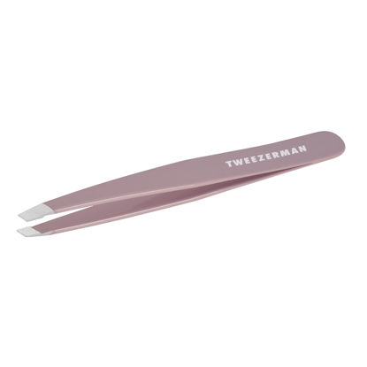 Picture of Tweezerman Exclusive Purple Wisteria Slant Tweezer - Hair Removal Tweezers, Stainless Steel