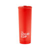 Picture of The LoudCup 20 oz Tumbler + Integrated Stadium Horn (Rooster Red) - Reusable Water Bottle for Sports Fans - Worlds Loudest Cup for Noisy Fans on Game Day & Tailgating