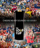 Picture of The LoudCup 20 oz Tumbler + Integrated Stadium Horn (Rooster Red) - Reusable Water Bottle for Sports Fans - Worlds Loudest Cup for Noisy Fans on Game Day & Tailgating