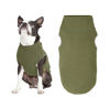 Picture of Gooby Microfiber Stretch Fleece Vest Dog Sweater - Olive Green, Large - Warm Pullover Fleece Dog Jacket - Dog Clothes for Small Dogs Boy - Dog Sweaters for Small Dogs to Dog Sweaters for Large Dogs