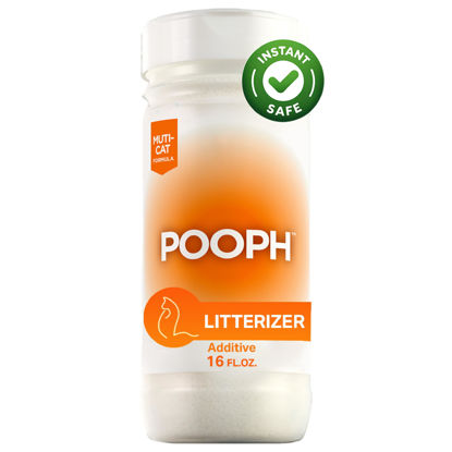 Picture of POOPH Litterizer - Litter Box Civilizer, 16oz - Dismantles Odors on a Molecular Basis, Freshener, Eliminator, Urine, Pee, Deodorizer, Fresh, Clean, Potty, Safe