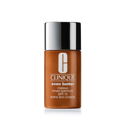 Picture of Clinique Even Better Makeup Medium Coverage Foundation Broad Spectrum SPF 15 | Evens Skin Tone + Reduces Dark Spots, Amber