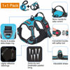 Picture of tobeDRI No Pull Dog Harness Adjustable Reflective Oxford Easy Control Medium Large Dog Harness with A Free Heavy Duty 5ft Dog Leash (S (Neck: 13"-18", Chest: 17.5"-22"), Blue Harness+Leash)