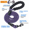 Picture of tobeDRI No Pull Dog Harness Adjustable Reflective Oxford Easy Control Medium Large Dog Harness with A Free Heavy Duty 5ft Dog Leash (S (Neck: 13"-18", Chest: 17.5"-22"), Purple Harness+Leash)