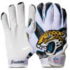 Picture of Franklin Sports Jacksonville Jaguars Youth NFL Football Receiver Gloves - Receiver Gloves for Kids - NFL Team Logos and Silicone Palm - Youth S/XS Pair