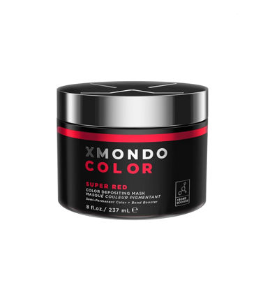 Picture of XMONDO Color Super Red Depositing Mask & Semi-Permanent Red Hair Dye | Infused with Bond Boosting Technology & Hyaluronic Acid for Nourishment, Revitalization & Repair, Vegan Formula, 8 Fl Oz 1-Pack