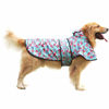 Picture of HDE Dog Raincoat Hooded Slicker Poncho for Small to X-Large Dogs and Puppies Turquoise - L