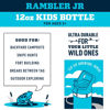 Picture of YETI Rambler Jr. 12 oz Kids Bottle, with Straw Cap, Wetlands Brown