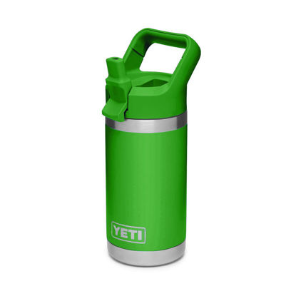 Picture of YETI Rambler Jr. 12 oz Kids Bottle, with Straw Cap, Canopy Green