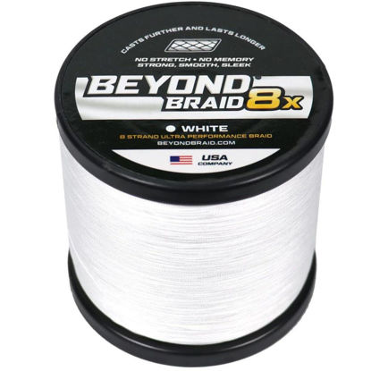 Picture of Beyond Braid White 8X Strand 300 Yards 20lb