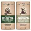 Picture of Dr. Squatch Natural Deodorant for Men - Odor-Squatching Men's Deodorant Aluminum Free - Pine Tar + Birchwood Breeze (2.65 oz, 2 Pack)