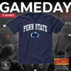 Picture of Campus Colors NCAA Adult Gameday Cotton T-Shirt - Premium Quality - Semi-Fitted Style - Officially Licensed Product (Penn State Nittany Lions - Blue, Medium)