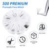 Picture of Premade Fans Eyelash Extension 500 Fans Handmade Loose Volume Lashes 6D Pre-made Fans 0.07mm C/D Curl 13-20mm Mixed Length Volume Eyelash Extensions by WENDYLASHES (500PCS-6D-0.07-C, 13-20mm mixed)