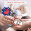 Picture of Silver Nursing Cups - Nipple Shields for Nursing Newborn -Breastfeeding Essentials, Original 925 Silver Nipple Covers Breastfeeding for Any Mum Soothing & Healing(Regular Size)