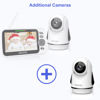 Picture of OKAIDI Extra Camera, Baby Monitor Add-on Camera for OD8052, Remote Pan-Tilt-Zoom Camera, Easy to Pair, Connect up to 4 Cameras, NOT Compatible for Any Other Model, Baby Monitor for Baby/Pet/Elderly