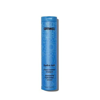 Picture of amika hydro rush intense moisture shampoo with hyaluronic acid, 275ml