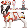 Picture of Kuoser Recovery Suit for Dogs Cats After Surgery, Professional Pet Recovery Shirt Dog Abdominal Wounds Bandages, Substitute E-Collar & Cone,Prevent Licking Dog Onesies Pet Surgery Recovery Suit