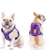 Picture of Auroth Tactical Dog Harness for Large Dogs No Pull Adjustable Pet Harness Reflective K9 Working Training Easy Control Pet Vest Military Service Dog Harnesses Purple S