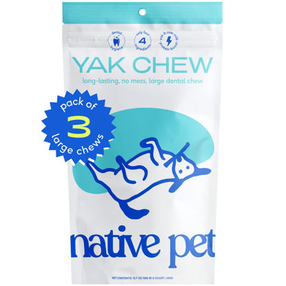 Picture of Native Pet Yak Chews (3 Large Chews)