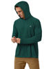 Picture of Roadbox Men's Sun Protection Long Sleeve Hoodie UPF 50+ Outdoor UV Fishing Shirts Emerald green (XX-Large)