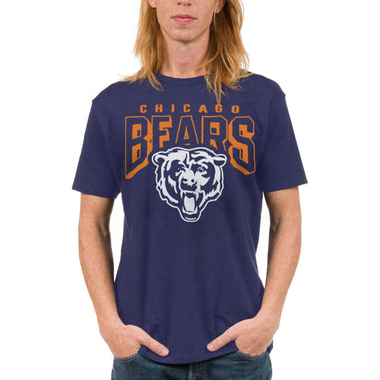 Picture of Junk Food Clothing x NFL - Chicago Bears - Bold Logo - Unisex Adult Short Sleeve Fan T-Shirt for Men and Women - Size Large