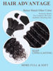 Picture of Human Braiding Hair 100g 16 Inch Deep Water Wave Bulk Human Hair for Braiding No Weft Bundle 10A Brazilian Virgin Curly Human Hair Extensions for Boho Braids Wet and Wavy Human Hair Braiding Hair