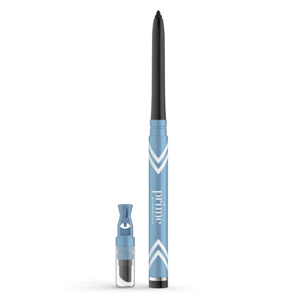 Picture of PRIME PROMETICS PrimeEyes Glide Eyeliner for Mature Women - Water-Resistant, Long-Stay and Mess-Proof - Gel Cream Texture, Discreet Sharpener and Effective Smudger (Black)