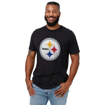 Picture of FOCO Pittsburgh Steelers Primary Logo Black T-Shirt - X-Large